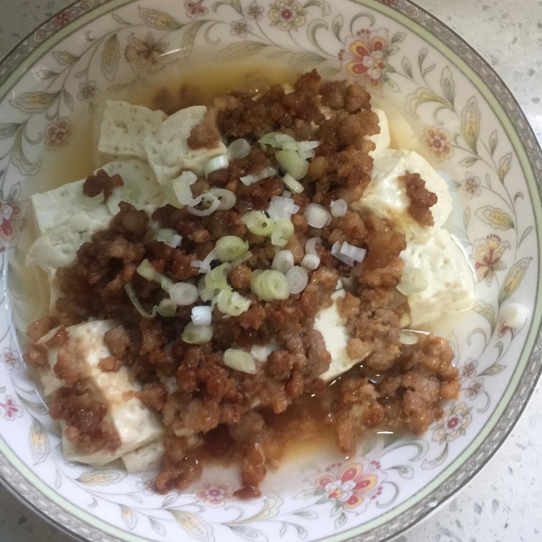 肉末蒸豆腐