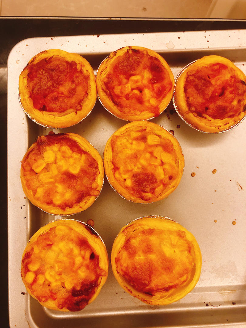 蛋挞酥皮小披萨