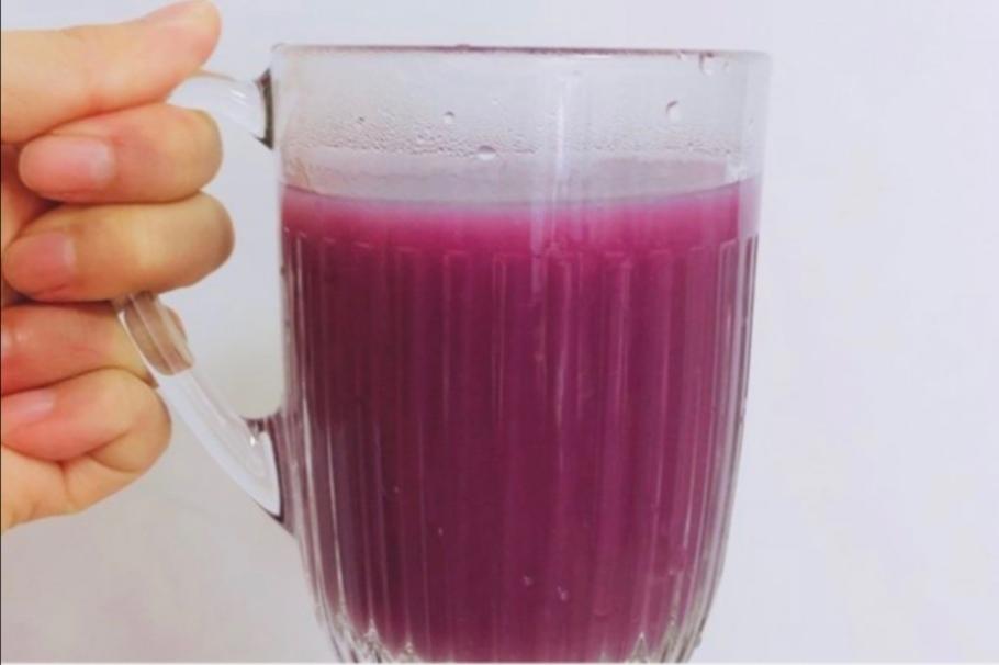 小美紫薯山药汁的做法