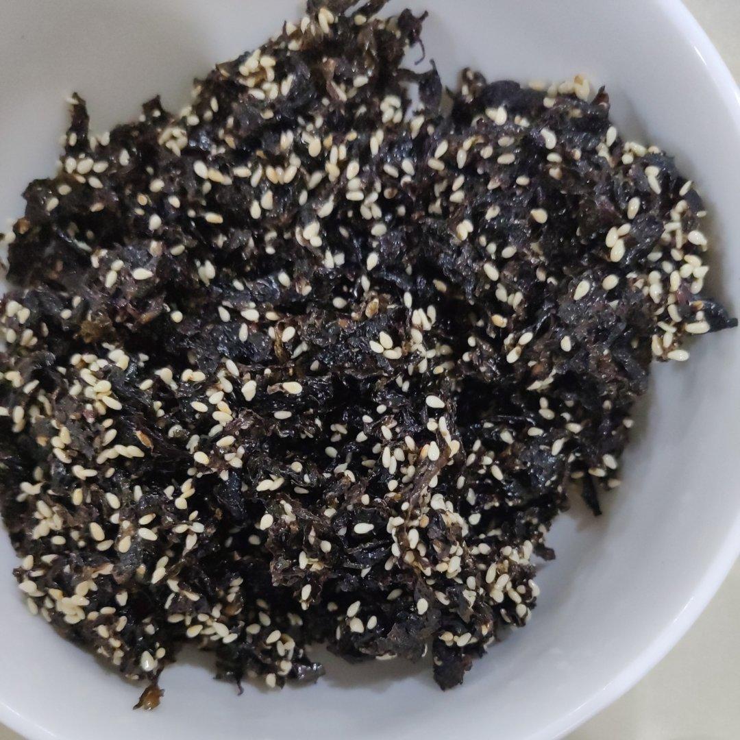 用紫菜做海苔【芝麻海苔碎】超级简单