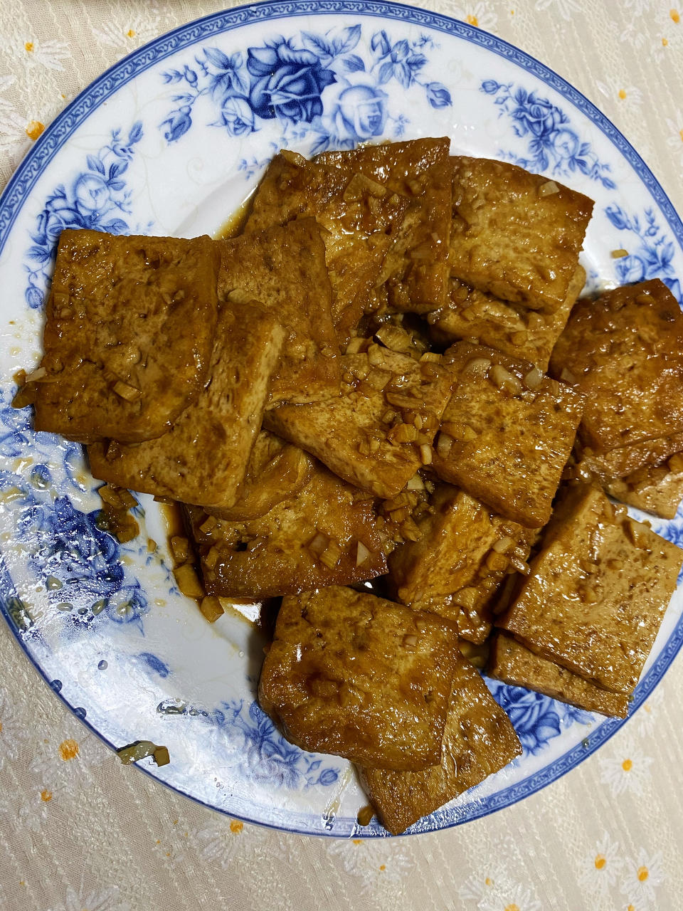 蒜香煎豆腐 炒鸡无敌美味