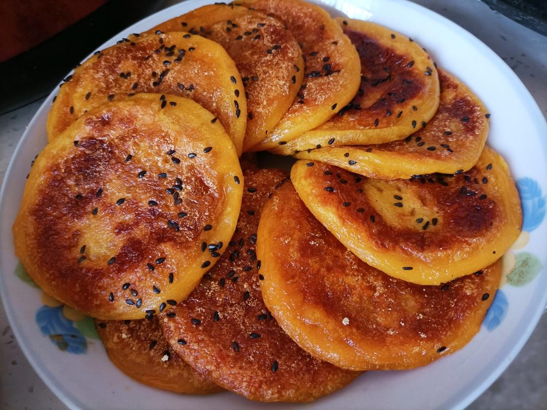 快手南瓜饼