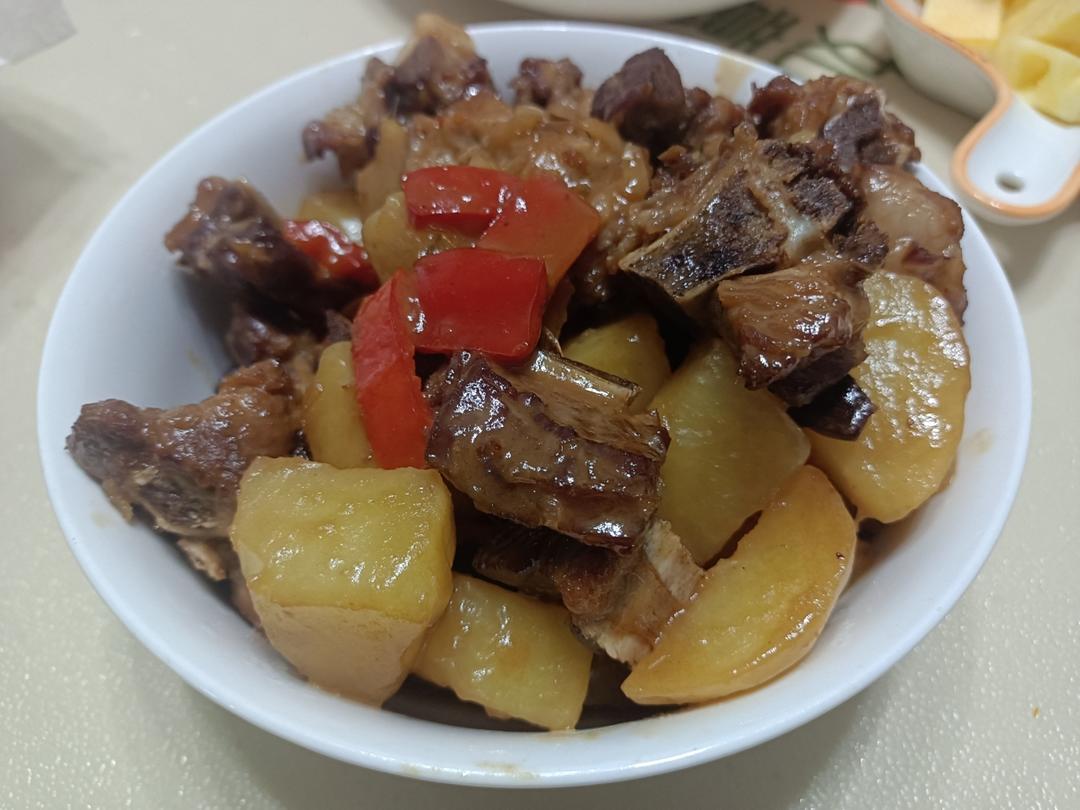 🔥巨好吃的红烧排骨炖土豆❗️懒人版轻松做拿手菜