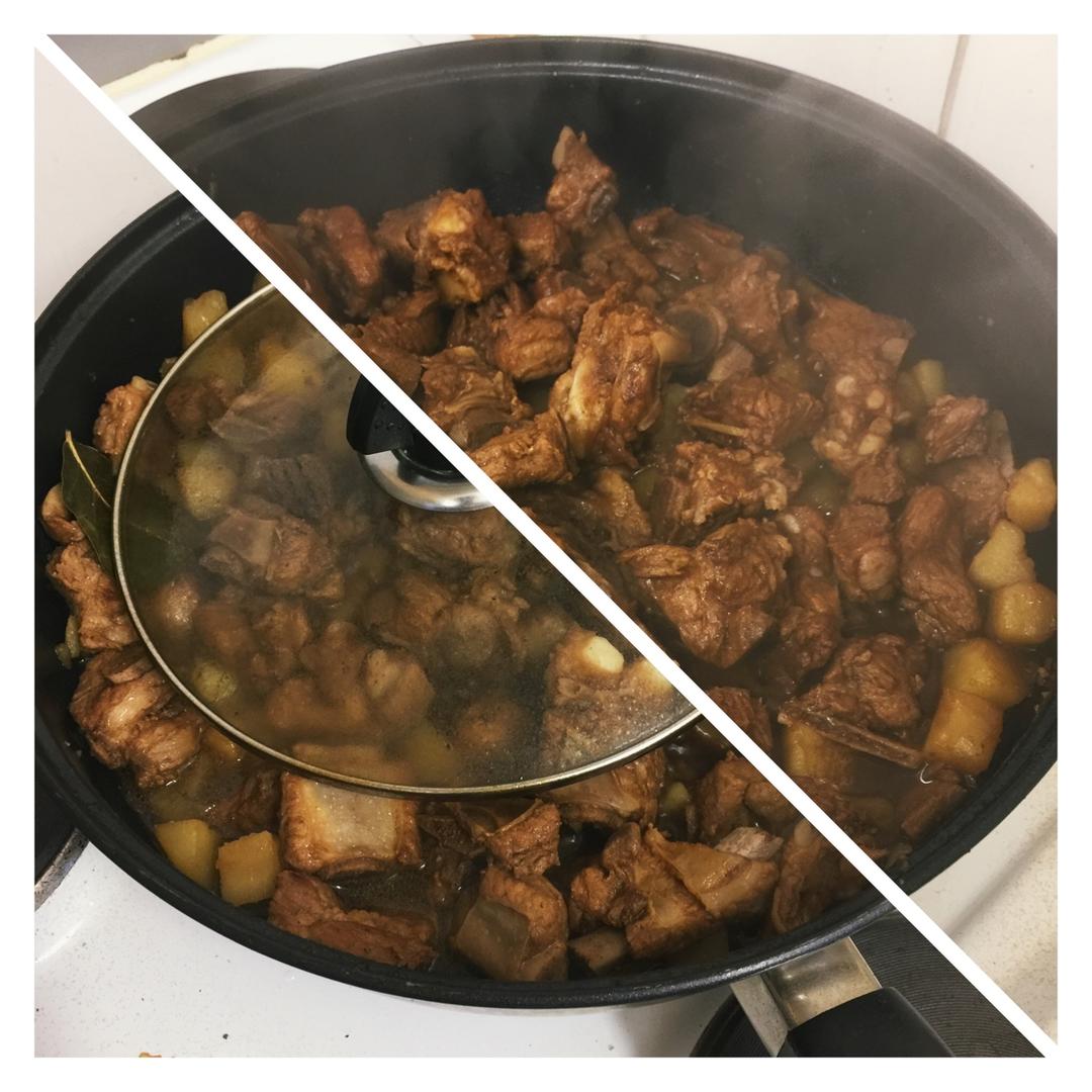 土豆烧排骨