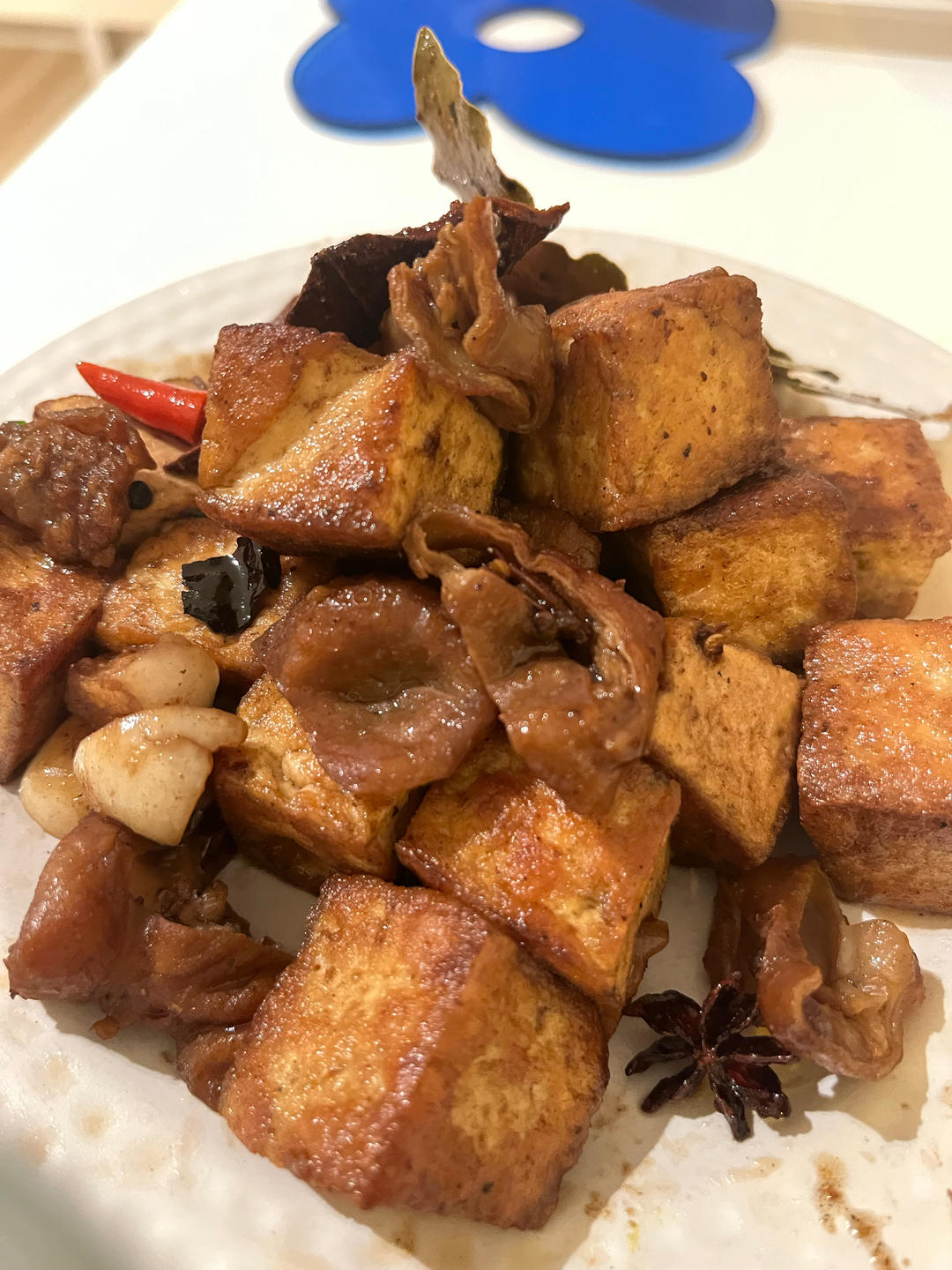 臭豆腐大肠煲（双臭）