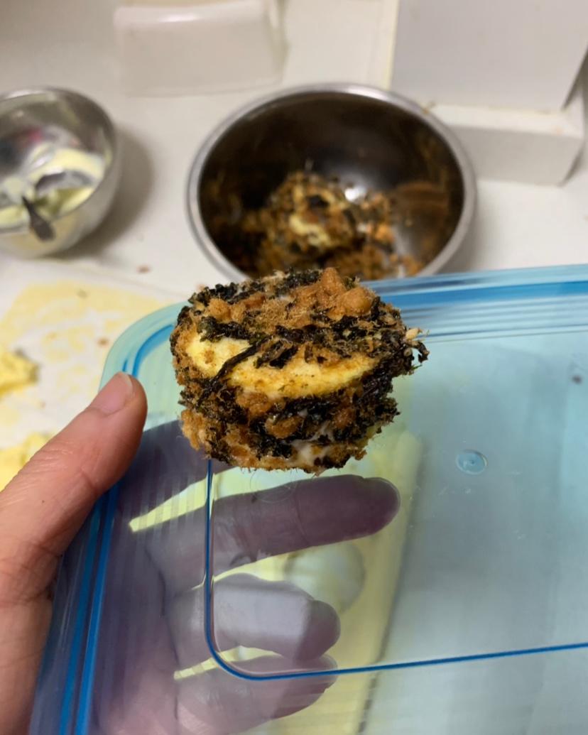 简易版低糖油#肉松海苔小贝