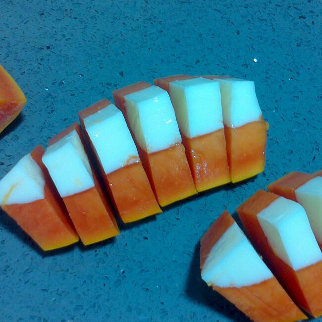 木瓜牛奶冻