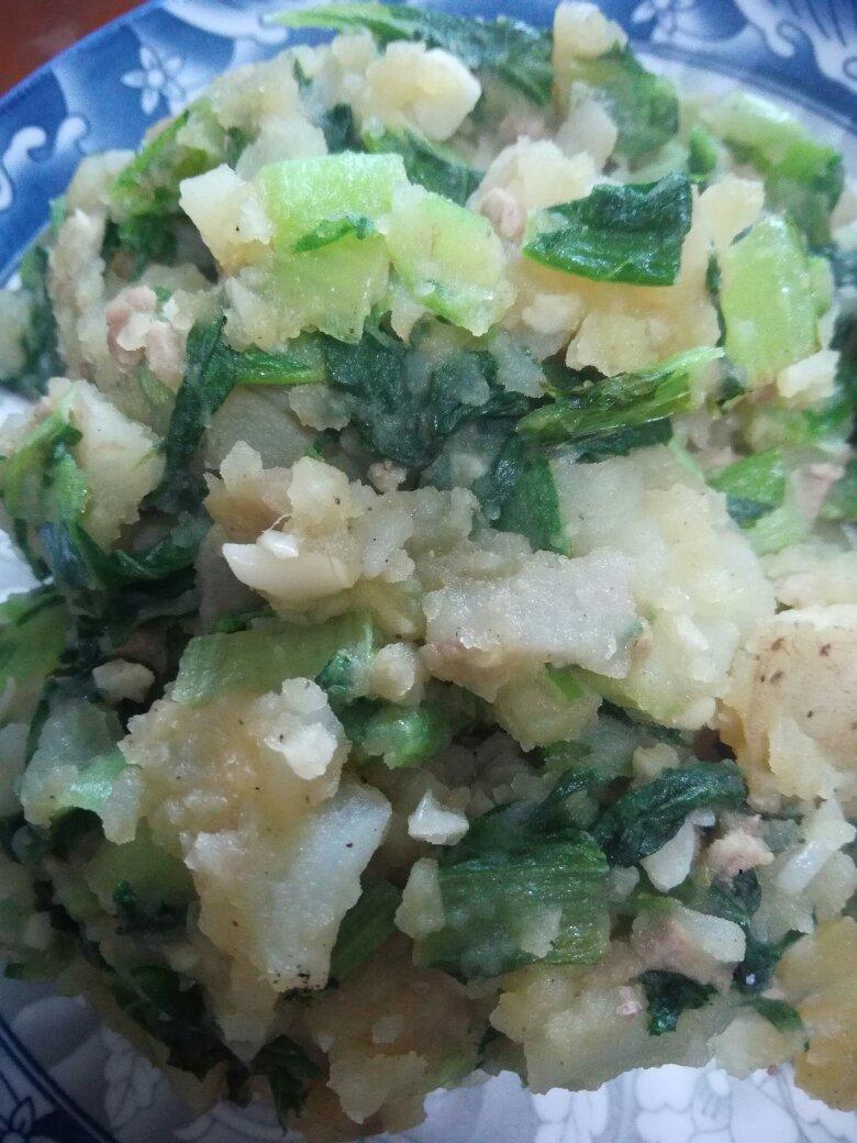 小白菜土豆泥