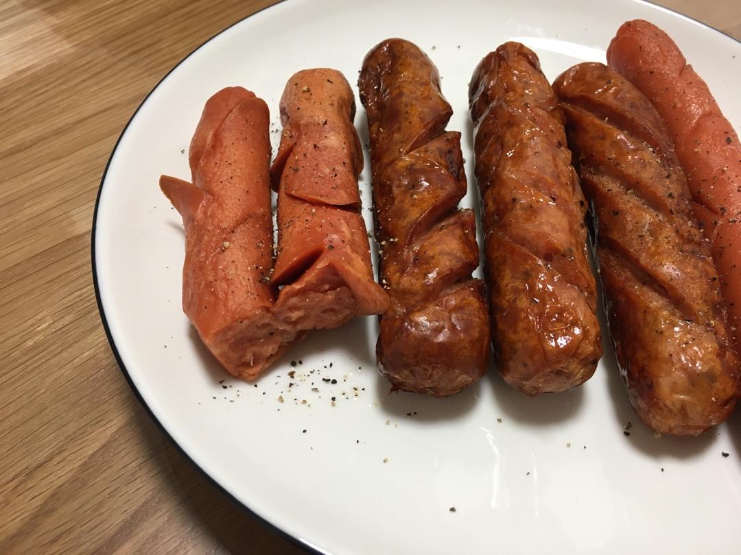 烤箱纯肉烤肠