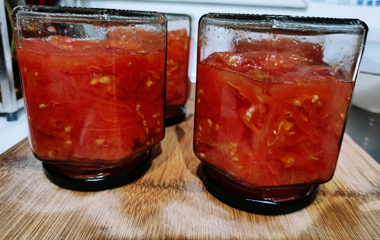 蒸西红柿酱的做法