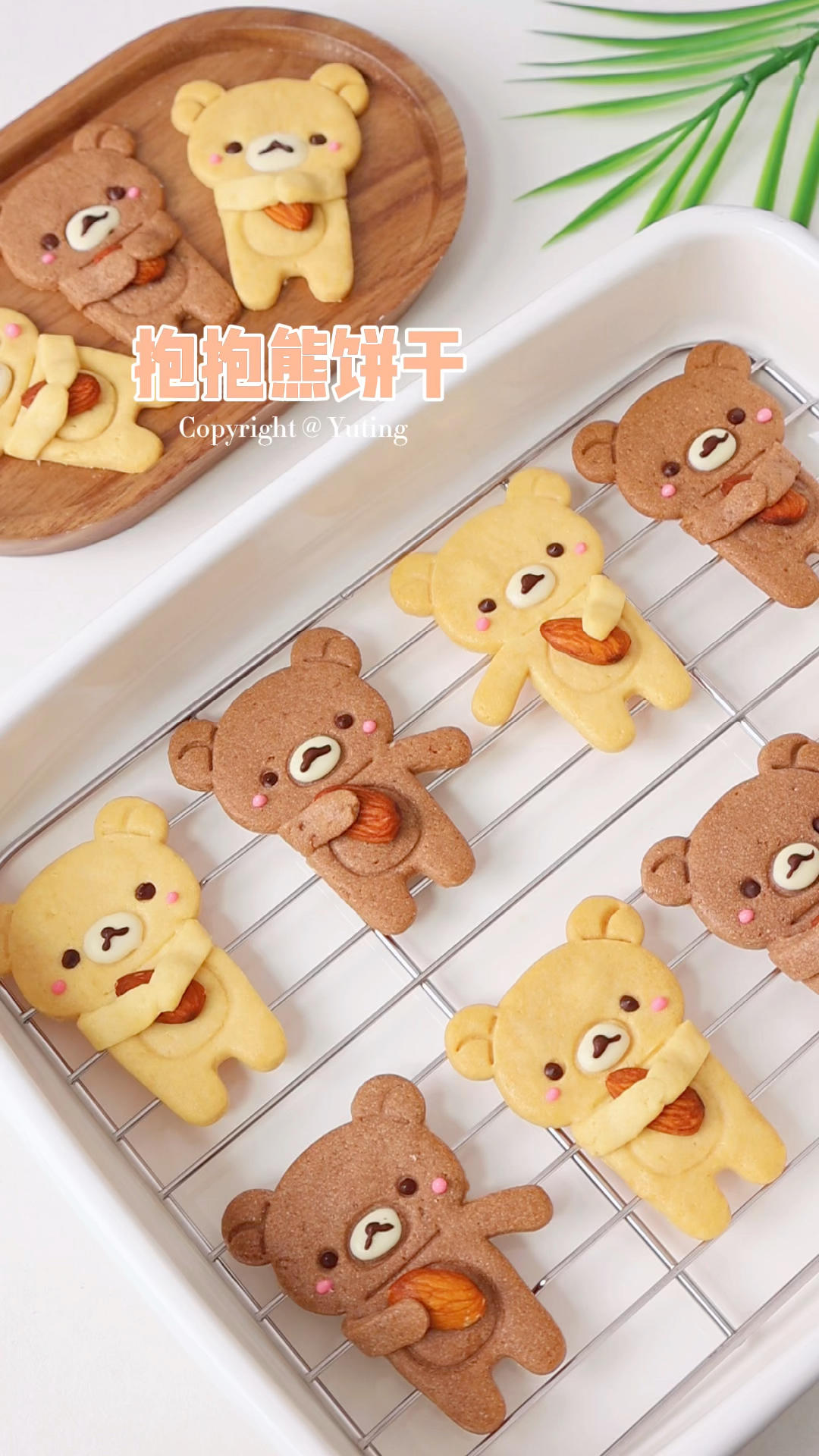 儿童节必备❗抱抱熊饼干🐻奶香酥脆超可爱