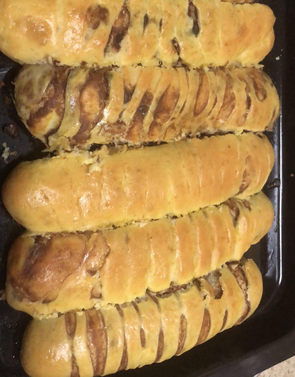 最适合新手的【豆沙毛毛虫面包】