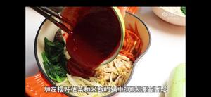 菜花米石锅拌饭&生菜包牛肉&包菜酱！的做法 步骤14