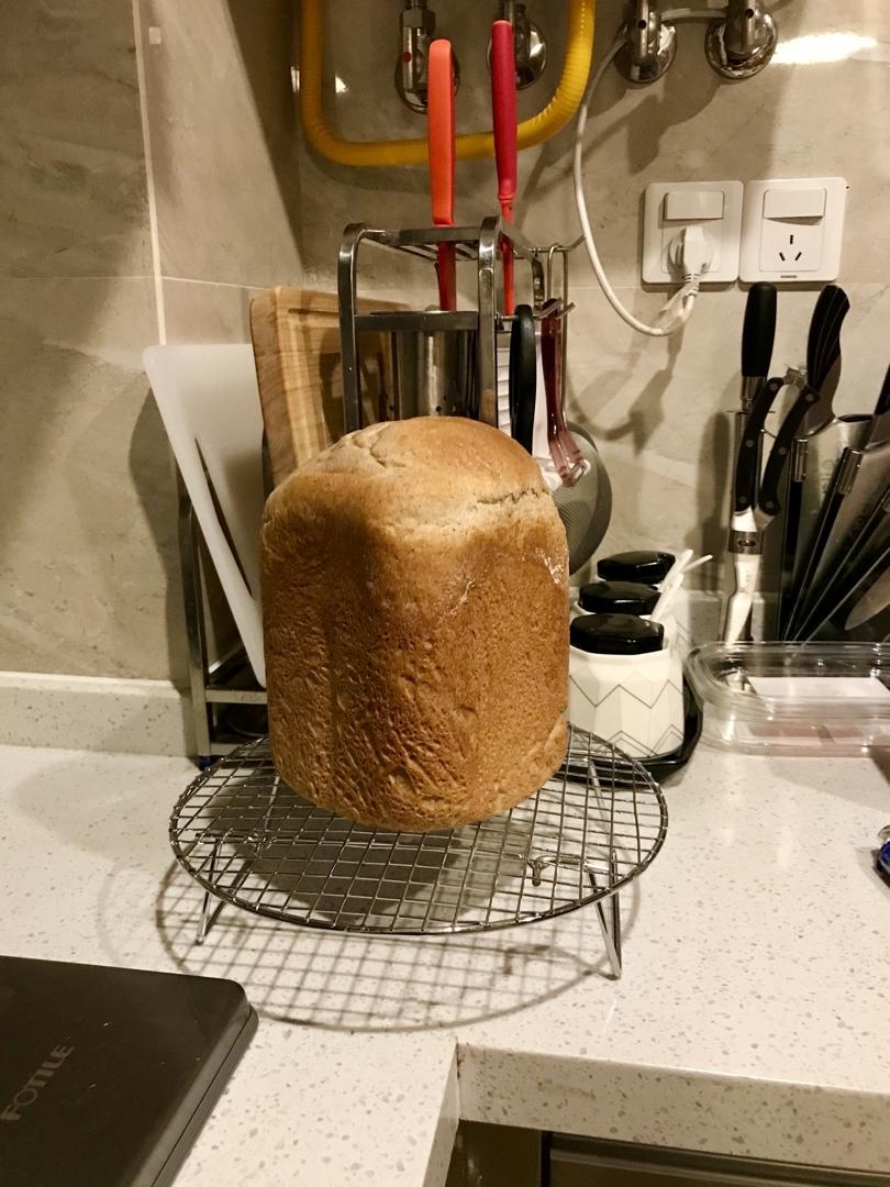 黑麦粗粮咸吐司（面包机版）