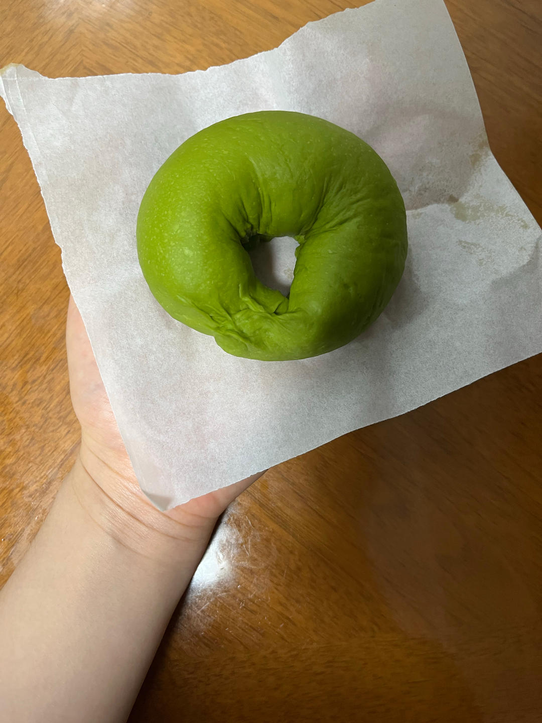 波兰种抹茶红豆贝果【附保色小建议】