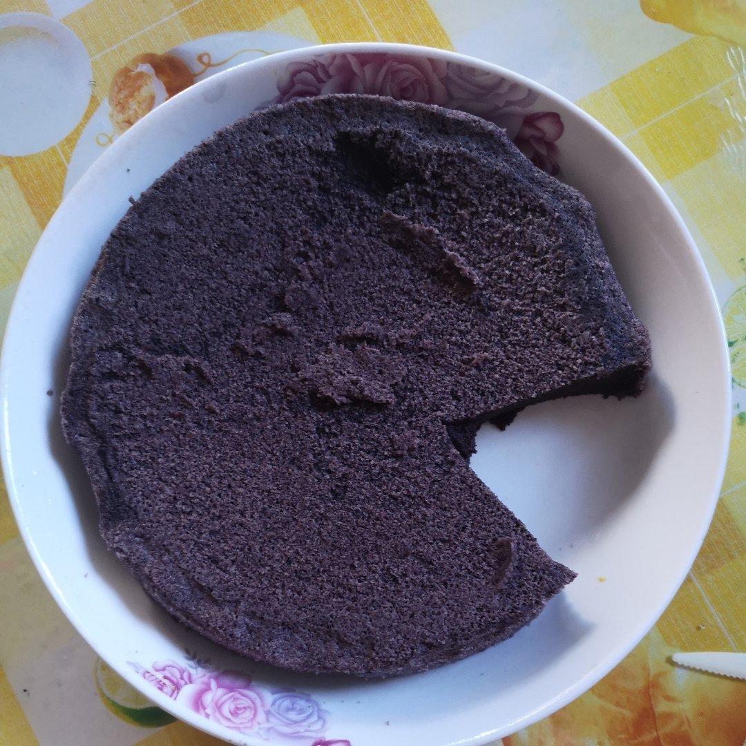 黑米蒸糕