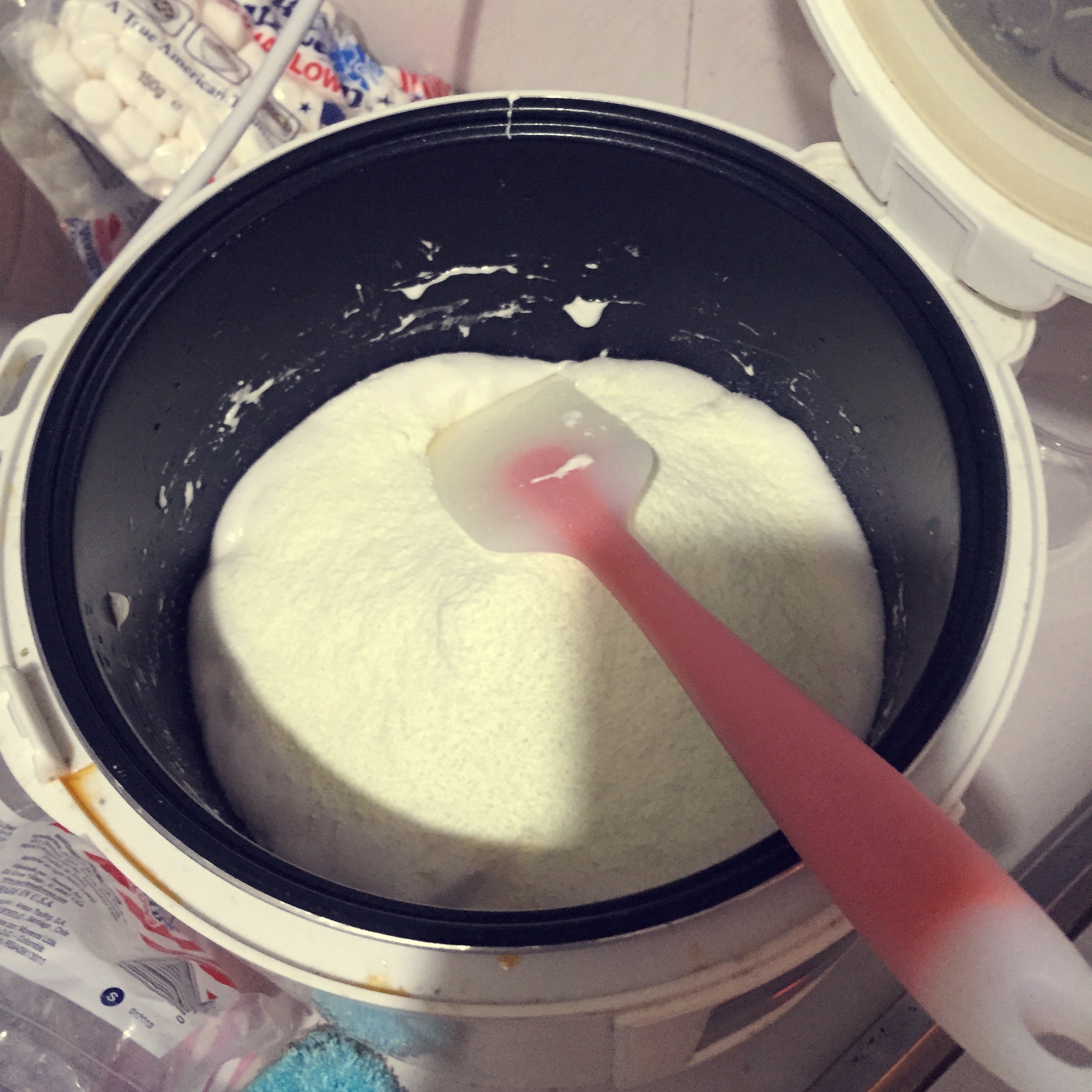 牛轧糖电饭锅版的做法 步骤7