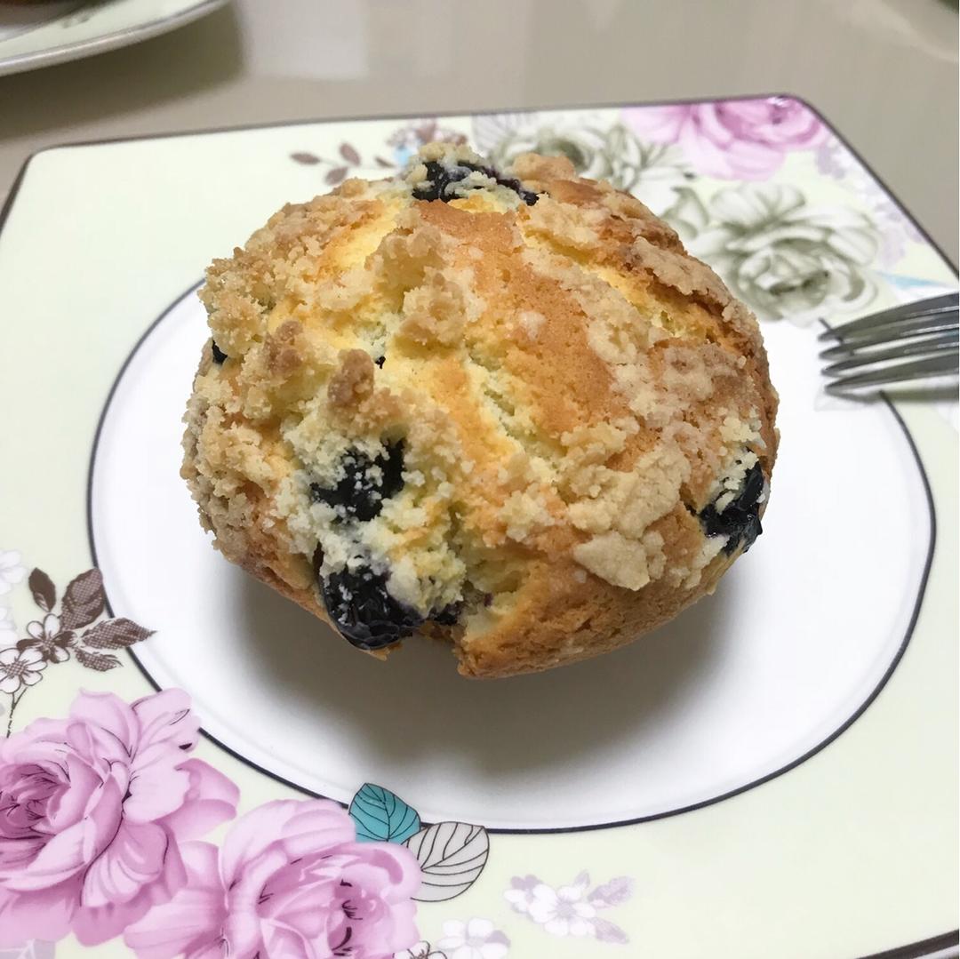 蘑菇头蓝莓麦芬