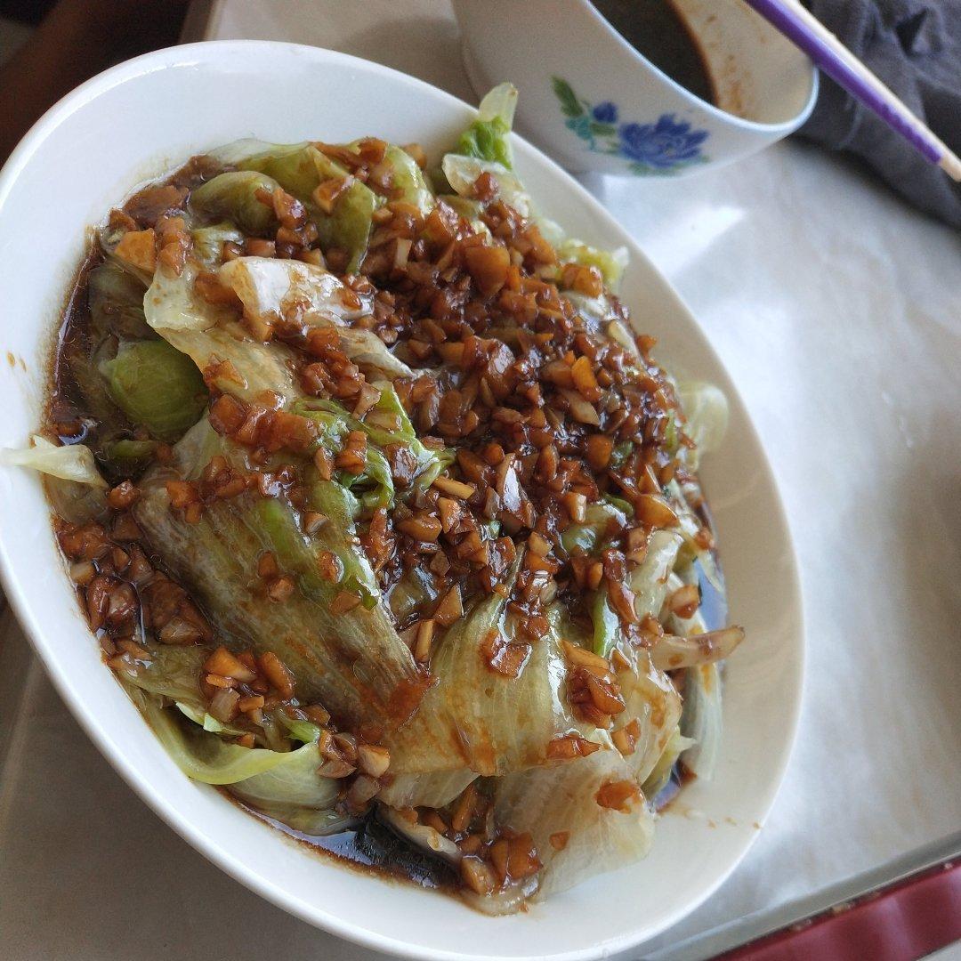 超级好吃低脂低热量的～蚝油生菜