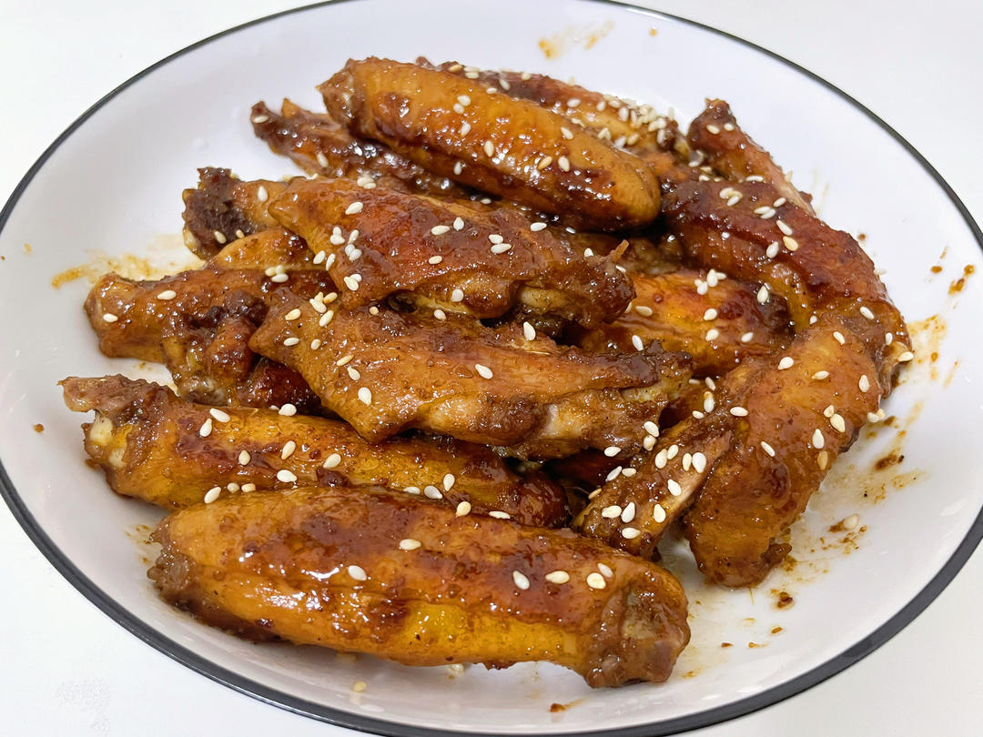 超快手孜然蜂蜜煎鸡翅