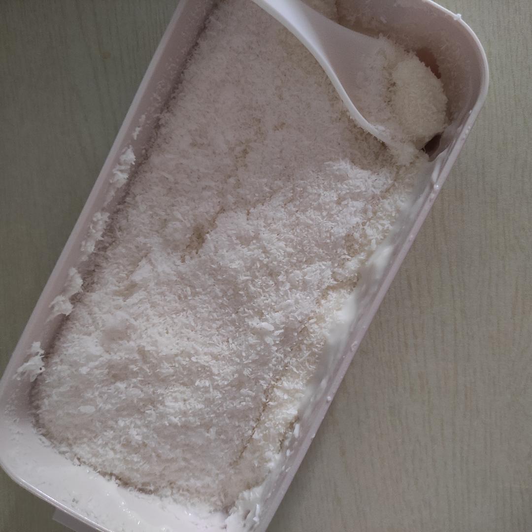 椰丝牛奶小方--椰浆版