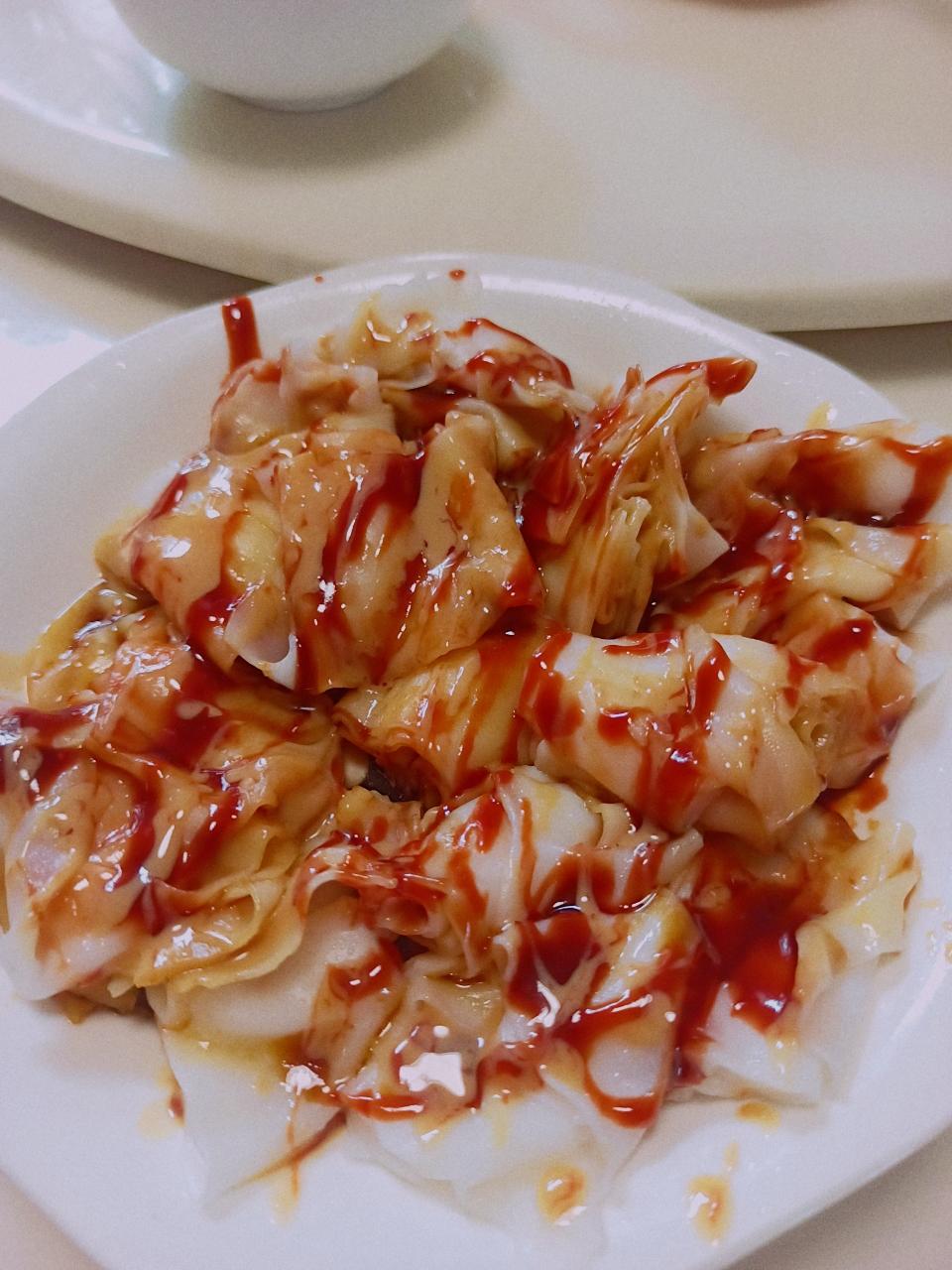 混酱（三酱）猪肠粉😋港式茶餐厅美食