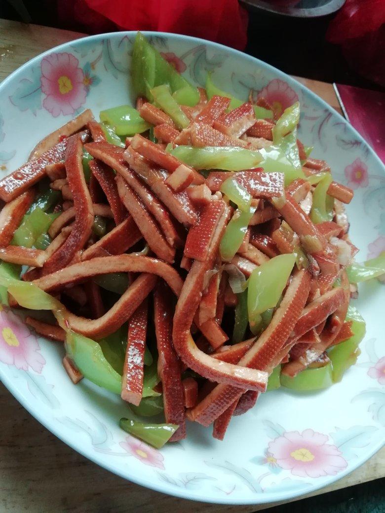 豆干炒青椒