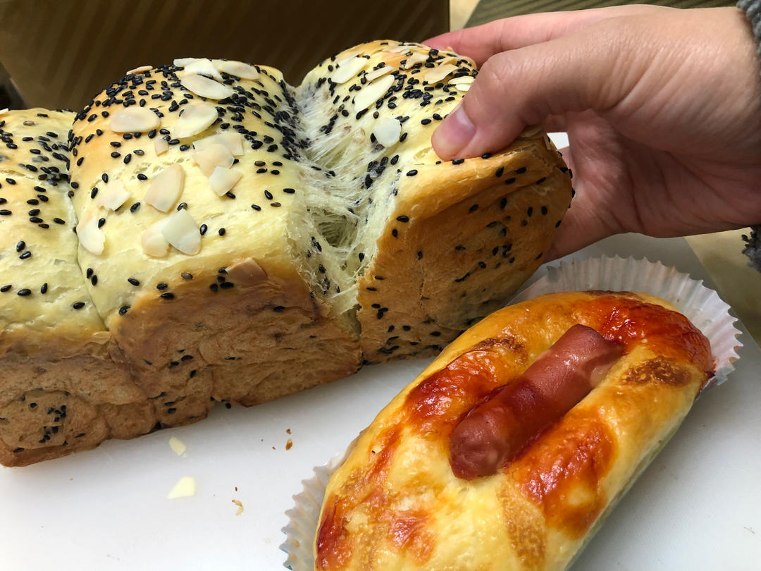 金大旺的黑芝麻吐司