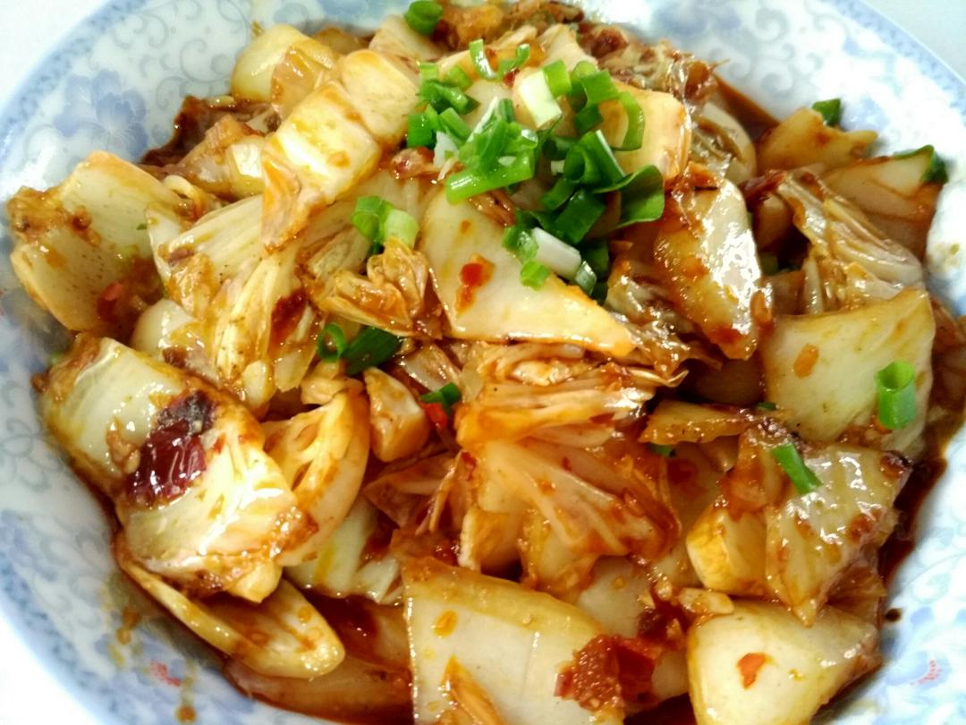 湘儿儿湘做的豆瓣酱炒白菜