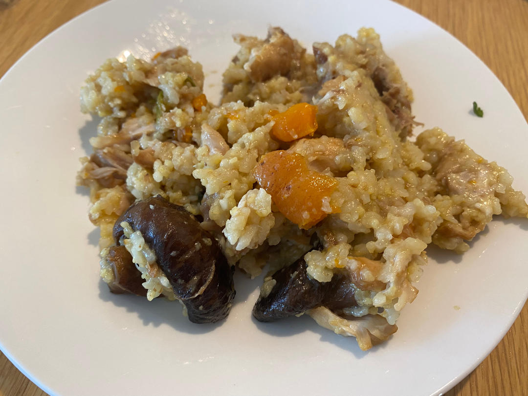 鸡腿肉焖饭，不加一滴油，好吃到没朋友