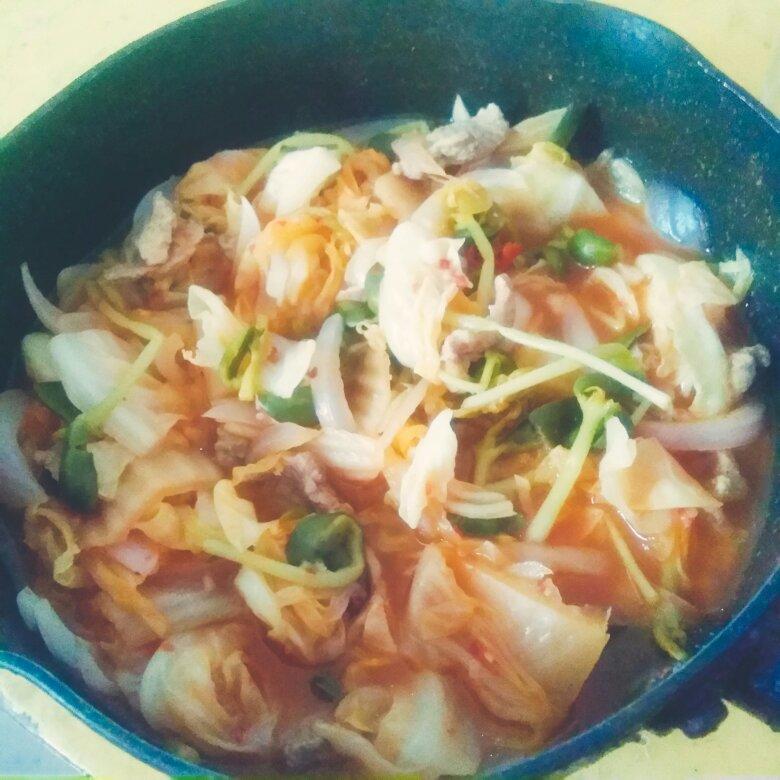 白钟元的泡菜锅（无油，巨好吃）