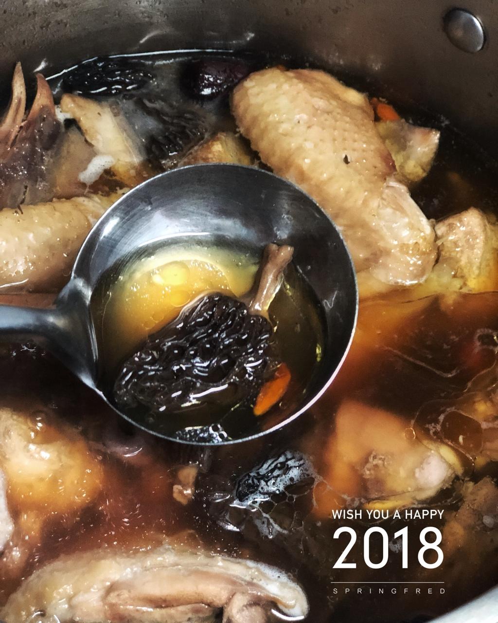 羊肚菌鸡汤（泡发与食法）