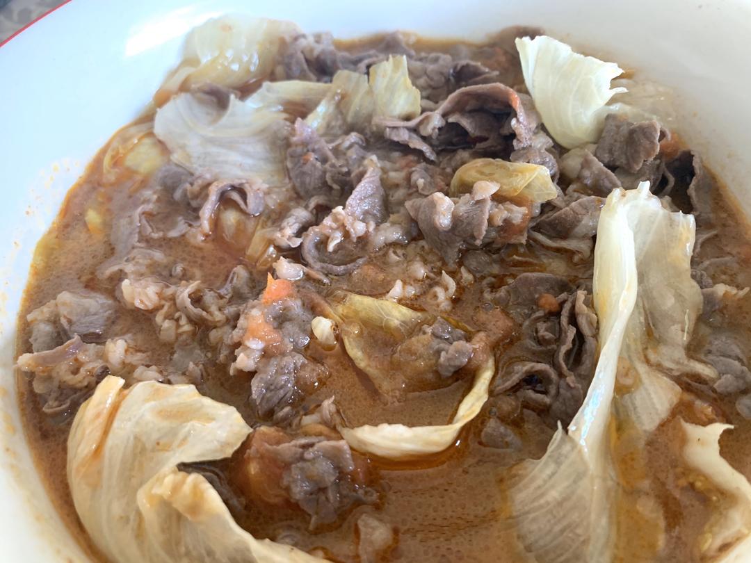 西红柿冬阴功肥牛