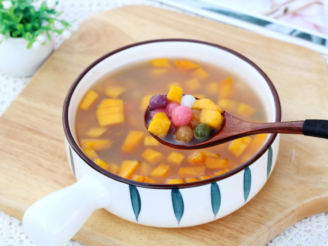 汤圆芒果捞的做法 步骤9