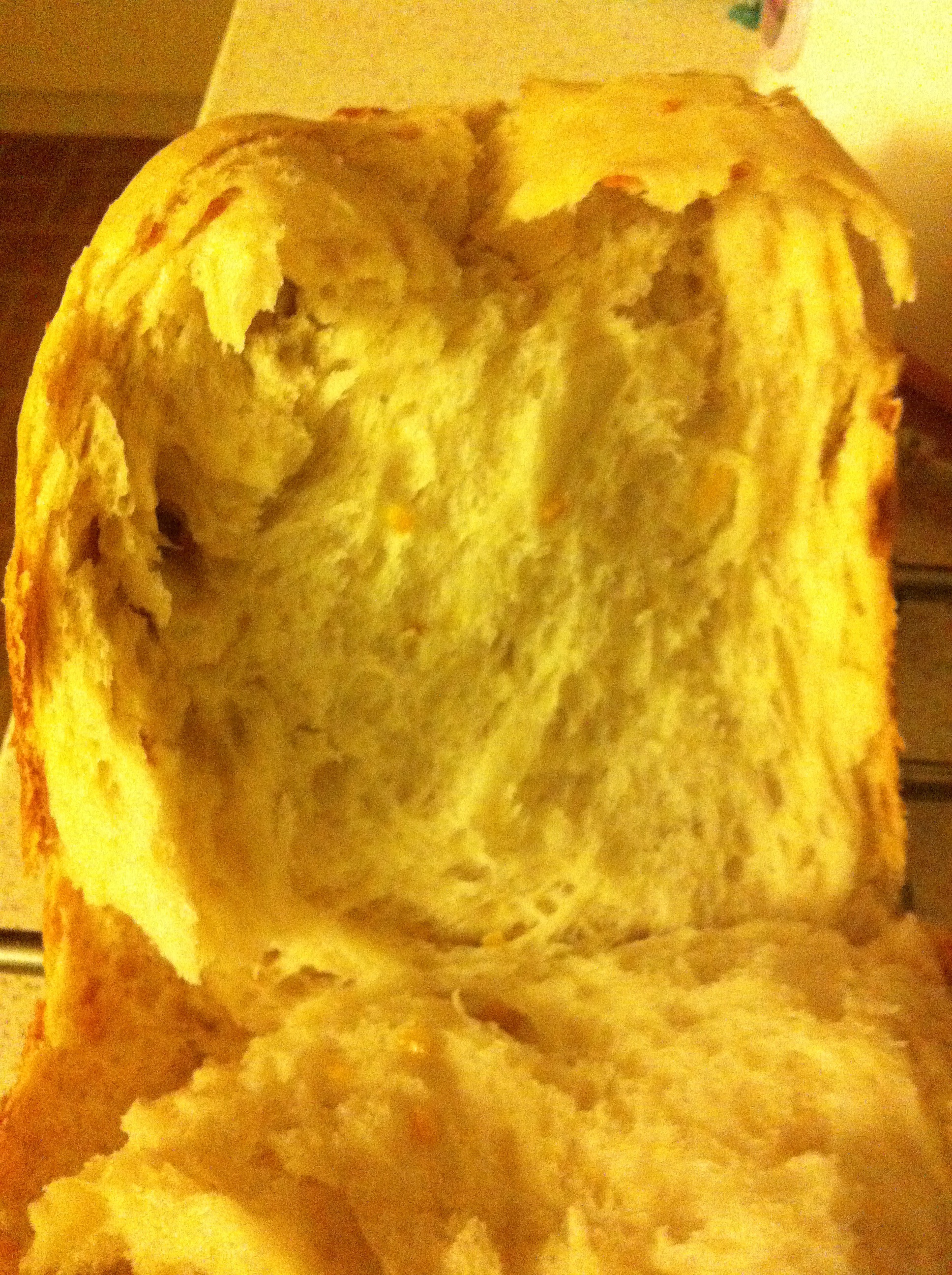面包机版橙皮中种白土司的做法