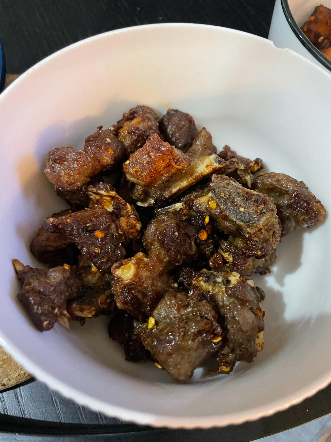空气炸锅版~孜然羊肉