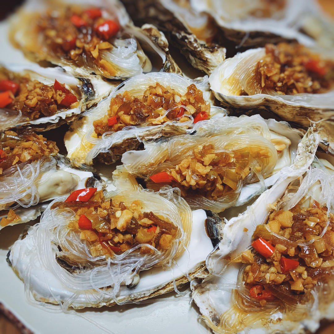 超简单～蒸蒜蓉生蚝