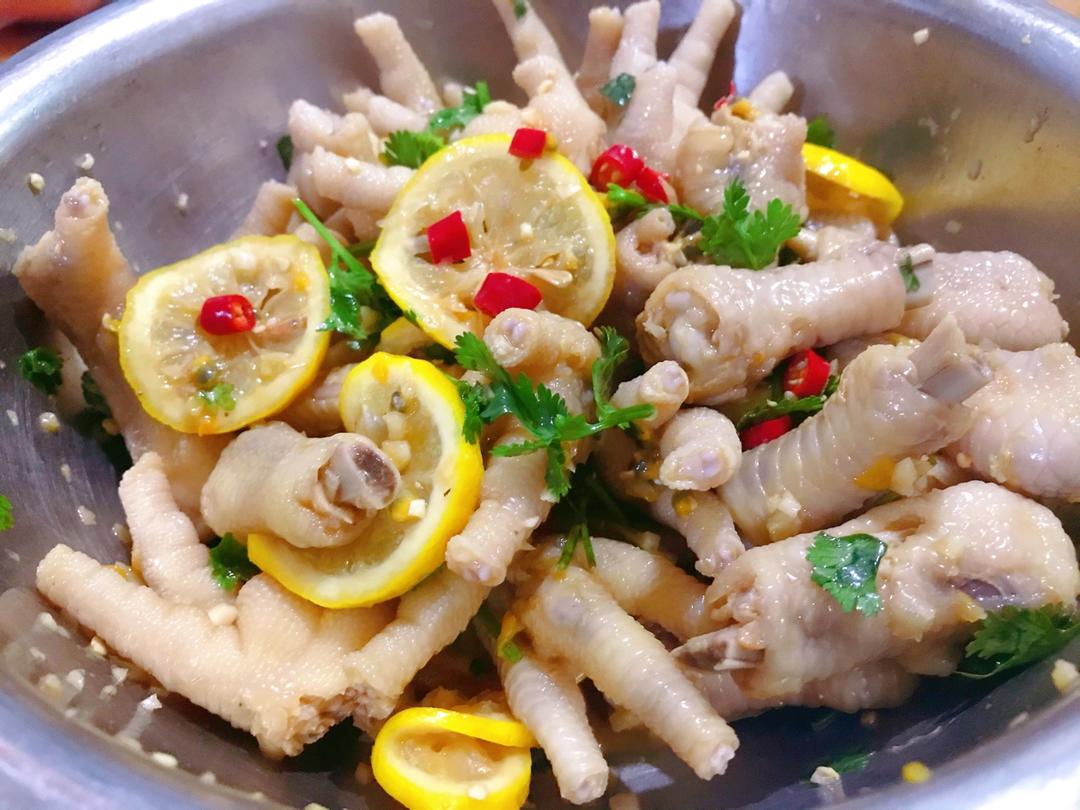 抖音网红百香果柠檬凤爪