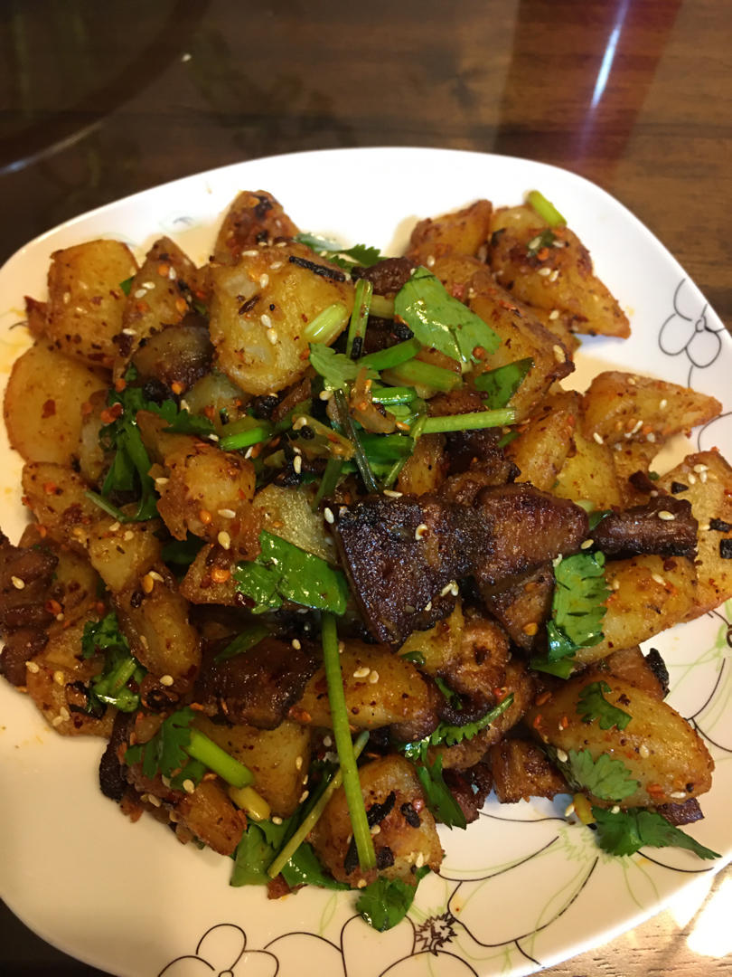 香煎孜然五花肉