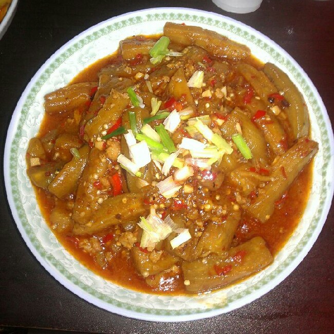 鱼香茄子煲