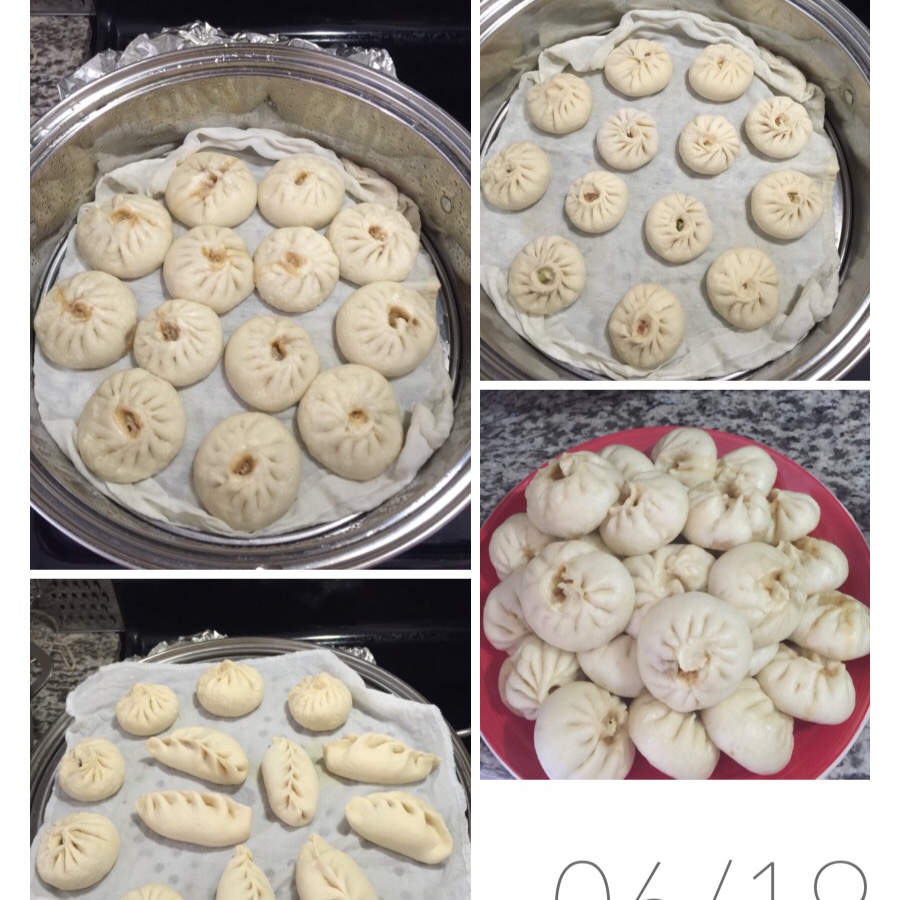 一小时快速吃上热腾包子（包括准备馅的时间）