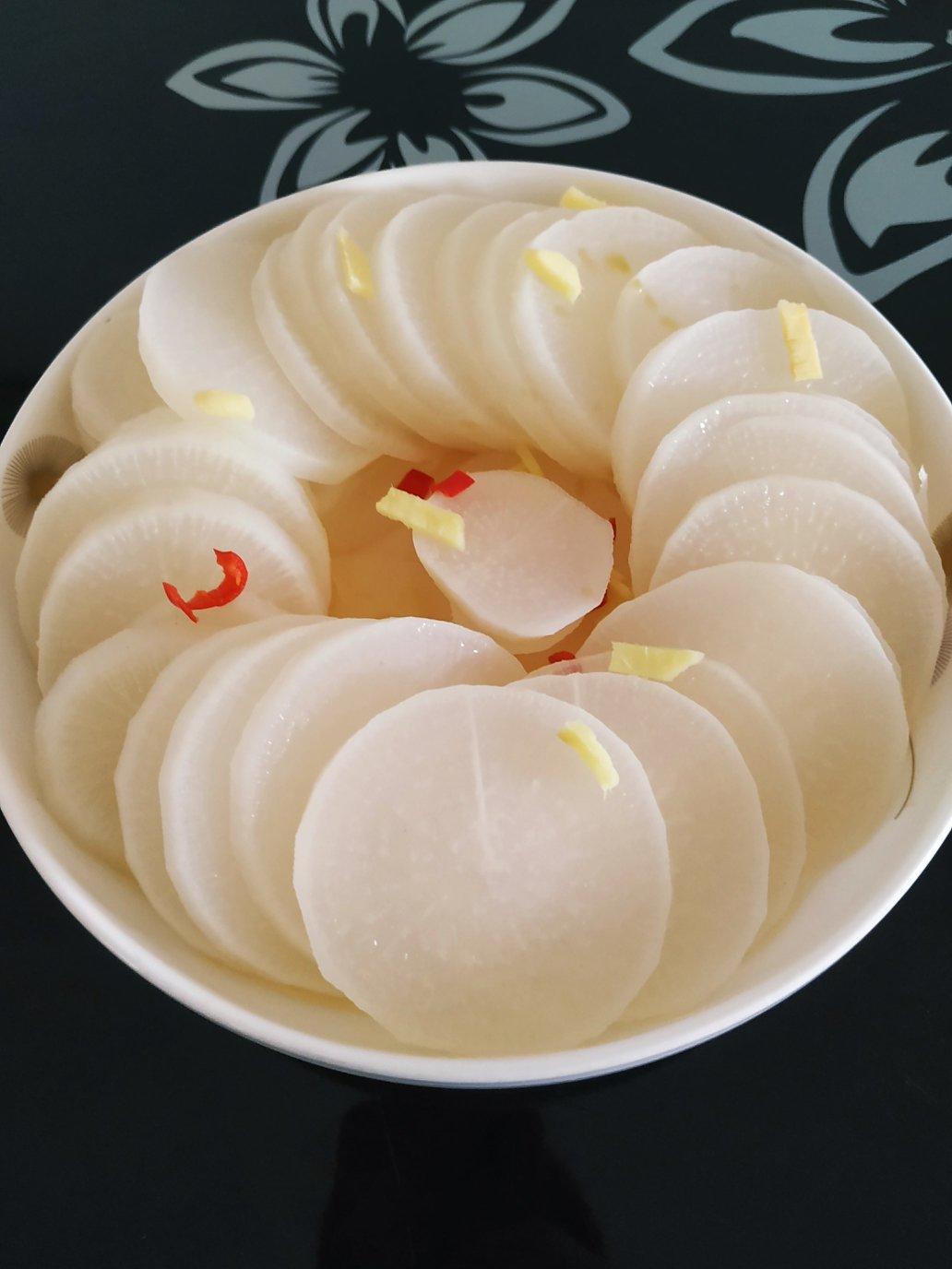 清蒸白萝卜