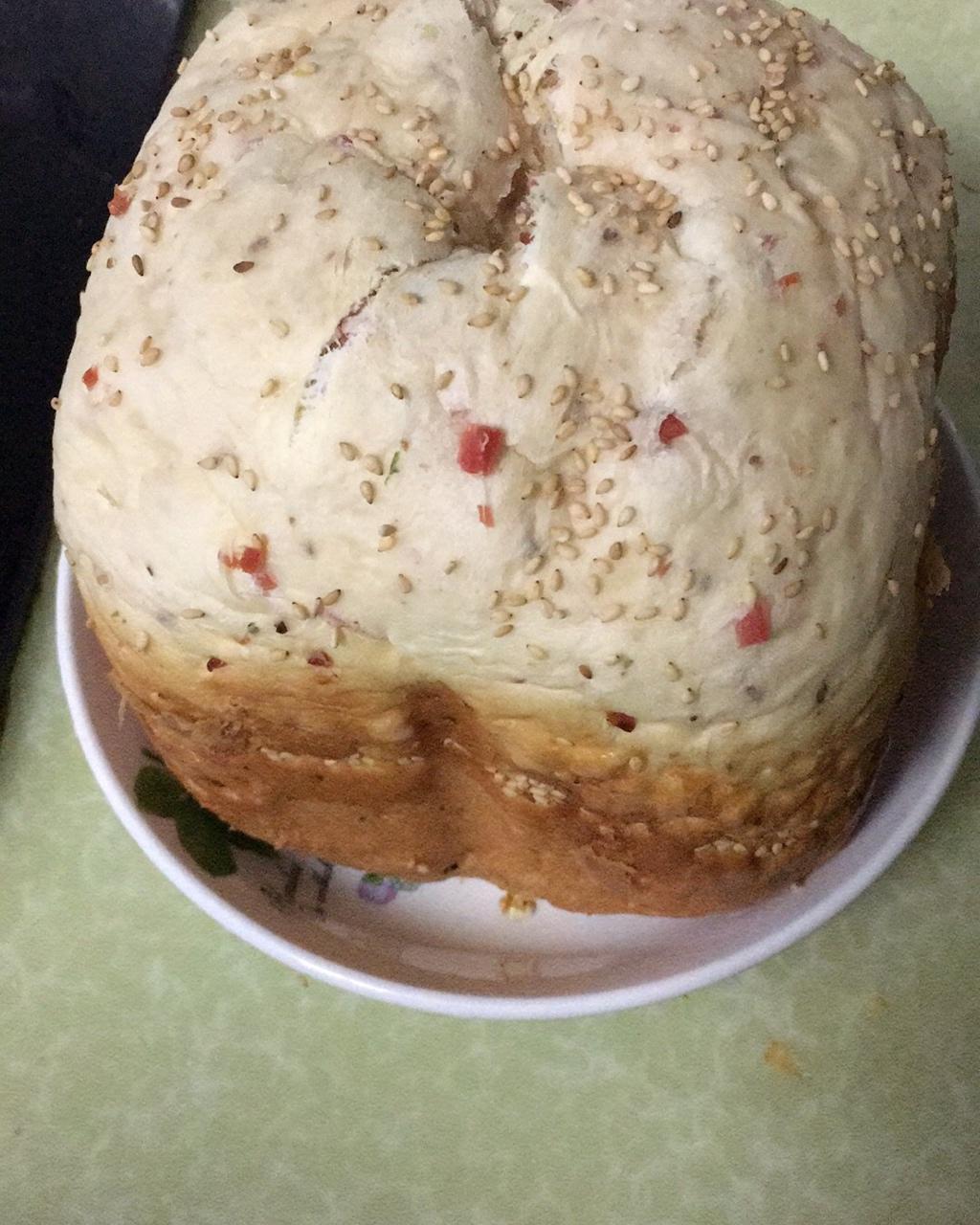 面包机版葱香咸面包