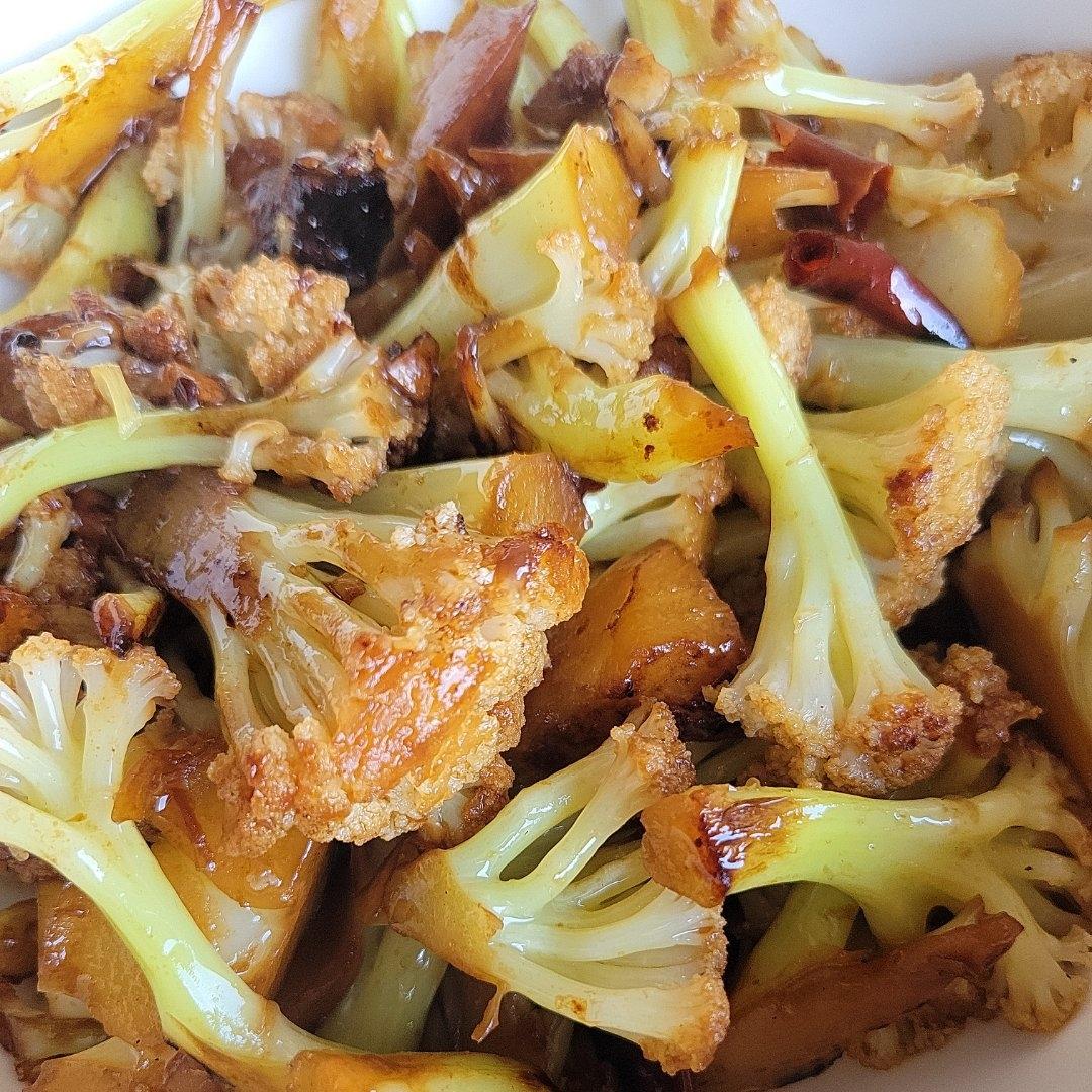 和饭店一个味道的干锅花菜