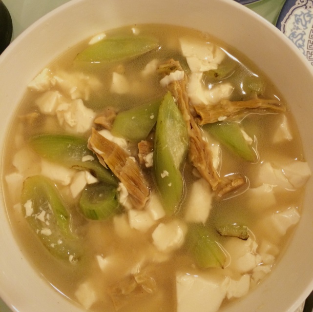 丝瓜豆腐汤