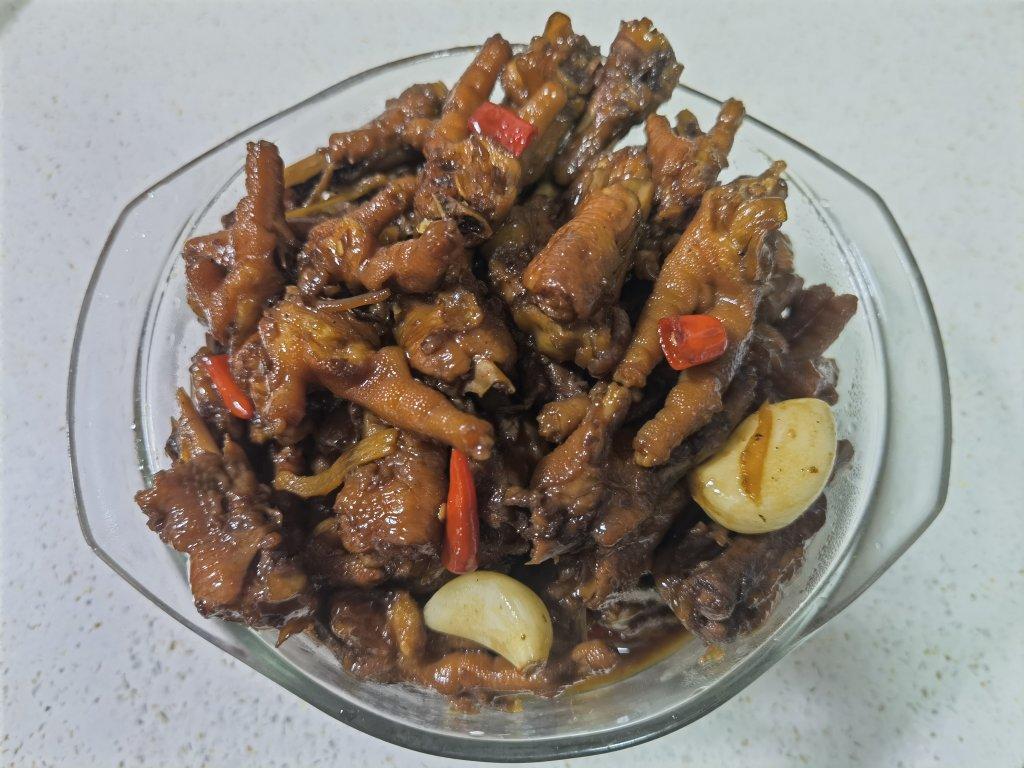 香辣烧鸡爪