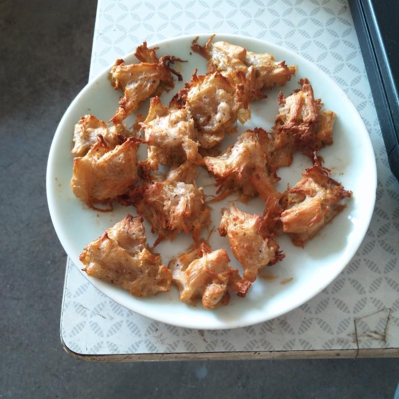 炸金针菇丸子（纯素肉丸）【无油素食】