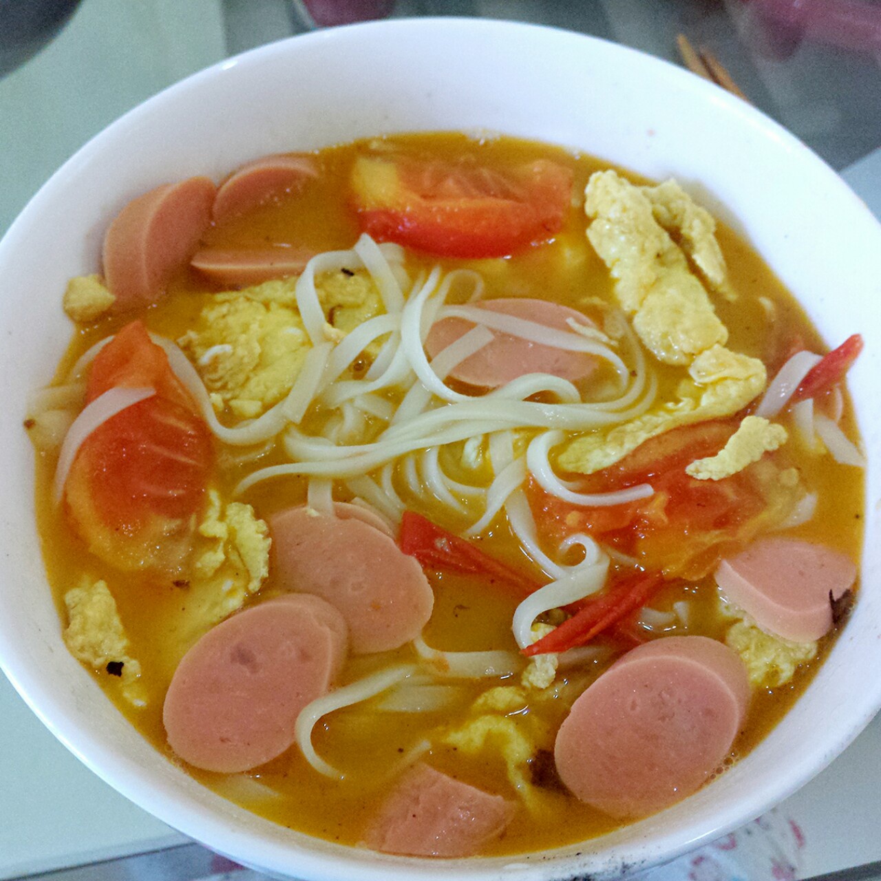 面 超级入味好吃的番茄鸡蛋面 z汝晨喜欢蜂蜜蛋糕做的超级入味好吃的