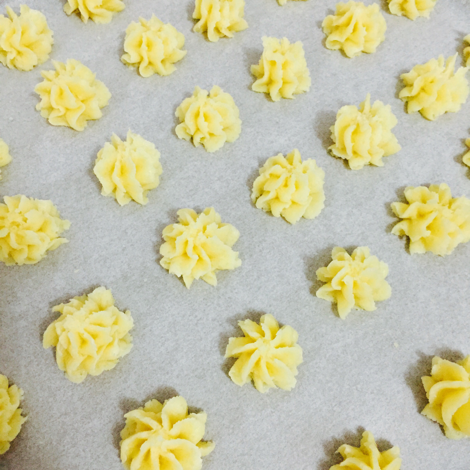 炒鸡酥松的曲奇小花