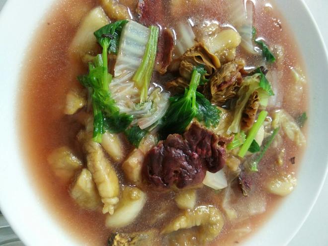 红菇肉片汤的做法